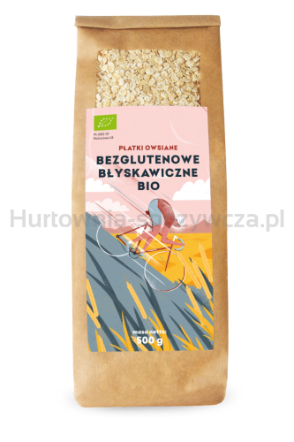 Płatki Owsiane Błyskawiczne Bezglutenowe Bio 500 G - Pięć Przemian [BIO]