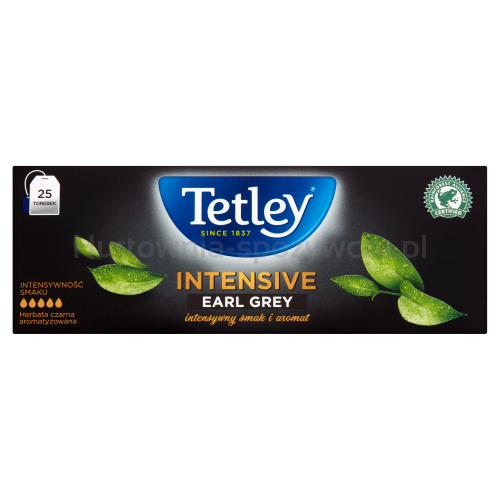 Tetley Herbata Intensive Earl Grey 25 Torebek X 2G