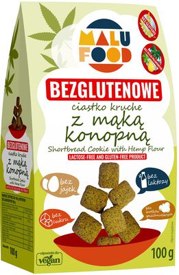 Ciastka kruche z maką konopną BEZGL. B/C 100 g