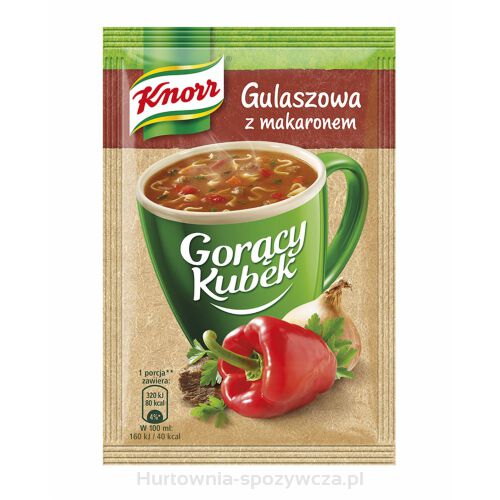 Knorr Gorący Kubek Gulaszowa Z Makaronem 16G