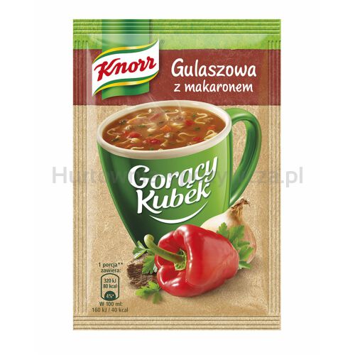 Knorr Gorący Kubek Gulaszowa Z Makaronem 16G