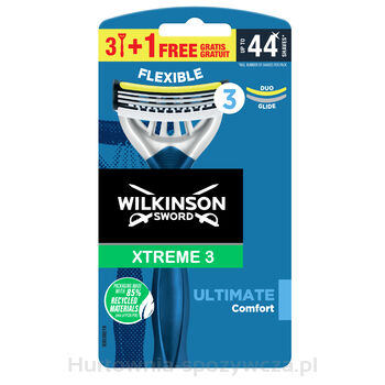 Wilkinson Sword Xtreme3 Ultimate Comfort Jednorazowe Maszynki Do Golenia 4 Sztuki