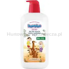 Bambino Żel Do Ciała I Włosów 400Ml Surykatki