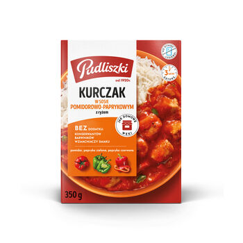 Pudliszki Kurczak w Sosie pomidorowo-paprykowym 350g