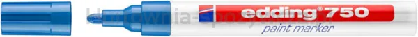 Edding Marker olejowy e-750 2-4 mm, niebieski 
