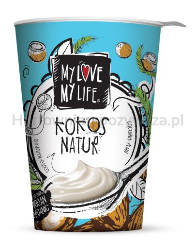 Produkt Kokosowy Naturalny Bez Dodatku Cukrów Bezglutenowy Bio 400 G - My Love My Life [BIO]