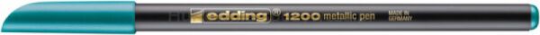 Pisak z cienką końcówką e-1200 EDDING, 1-3mm, metaliczny zielony - 2