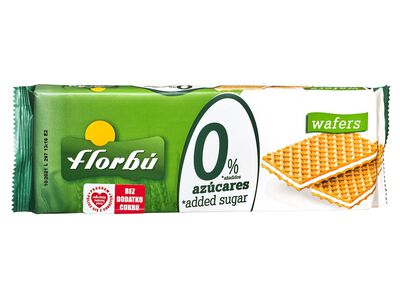 Wafelki nadziewane bez dodatku cukru 150g