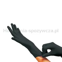 Rękawice Nitrylowe Bezpudrowe Maxter, 100 Szt., Rozmiar Xl, Czarne - 3