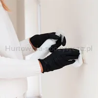 Rękawice nitrylowe bezpudrowe MAXTER, 100 szt., rozmiar XL, czarne - 5