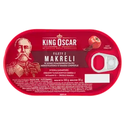 King Oscar Filety Z Makreli W Sosie Pomidorowym Po Meksykańsku O Smaku Chipotle 160G