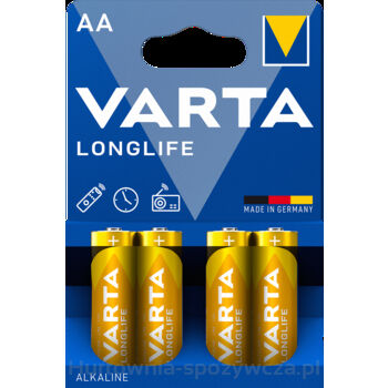 Baterie Varta Longlife Lr6 Aa 4 Szt.
