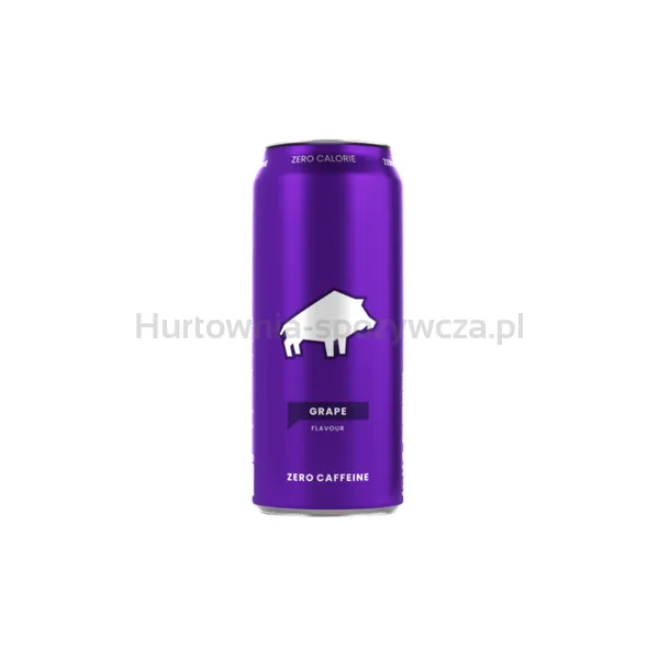 Dzik Grape Zero Caffeine 500 Ml - Napój Gazowany