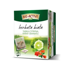 Big Active Herbata Biała Z Tajską Cytryną I Kwiatem Granatu (20 Torebek X 1,5G) 30G