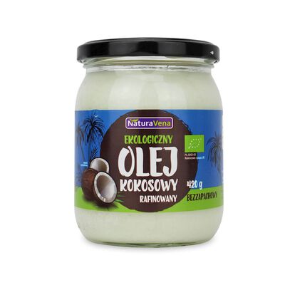 Olej Kokosowy Bezwonny Bio 465 Ml - Naturavena [BIO]