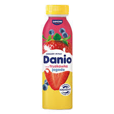 Danone Danio Jogurt pitny smak truskawka jagoda 270g