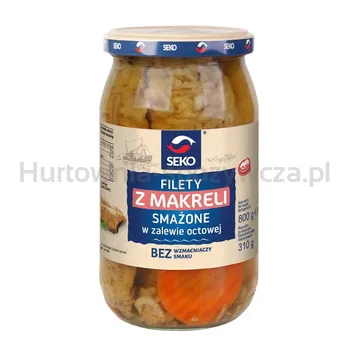 Filety z makreli smażone w zalewie octowej Seko 800g