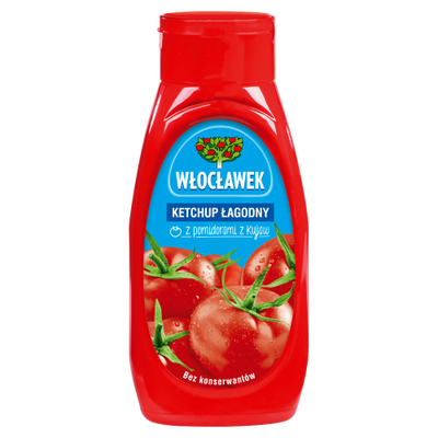 Włocławek Ketchup Łagodny 480 G