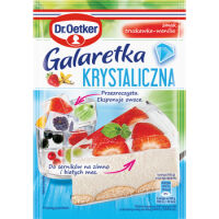 Dr.Oetker Galaretka Krystaliczna O Smaku Truskawkowo-Waniliowym 72 G