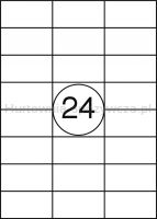 Office Product Etykiety 64,6x33,8mm, białe, 100 ark.  - 2