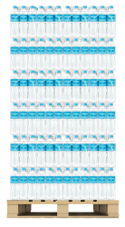 Woda Ustronianka Biała 0,5L Lekkogazowana <br>(bez EAN) <br>(Paleta 1368 szt.)