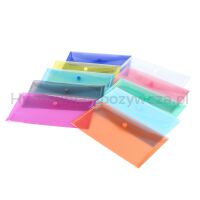 Teczka kopertowa, PP, DL, 126 x 225 x 0,18 mm, na zatrzask, display, mix kolorów  - 3