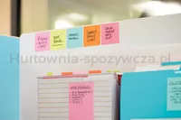 Post-It Karteczki Samoprzylepne Super Sticky Notes, 47,6X47,6Mm, 12X90 Kart., Paleta Cosmic  - 4
