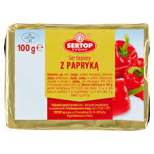 Sertop Ser Topiony Z Papryką Kostka 100G