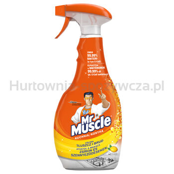 Mr Muscle Kuchnia - Płyn Do Czyszczenia I Dezynfekcji Kuchni O Zapachu Cytrynowym 500Ml