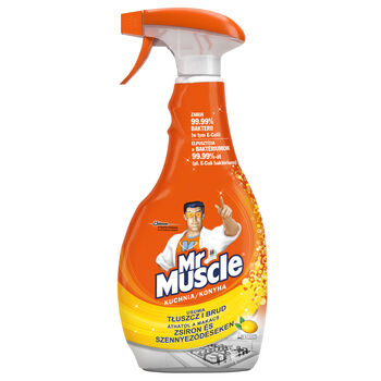 Mr Muscle Kuchnia - Płyn Do Czyszczenia I Dezynfekcji Kuchni O Zapachu Cytrynowym 500Ml