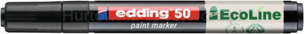 Marker olejowy na bazie wody e-50 EDDING EcoLine, 2-3mm, czarny - 2