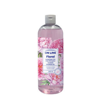 On Line Żel Pod Prysznic Floral Kwiatowy Peony Rose 500Ml