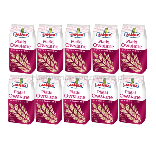 Janex Płatki Owsiane Błyskawiczne 400g
