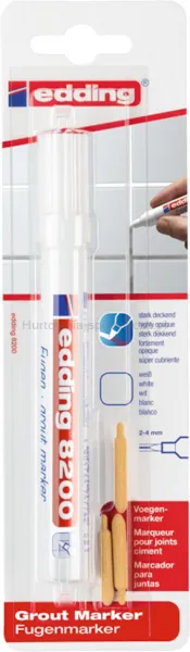 Edding Marker do odświeżania fug e-8200/1 BL blister, biały 