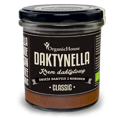 Krem Kokosowo - Daktylowy Classic Bezglutenowy Bio 280 G - Organichouse (Daktynella) [BIO]