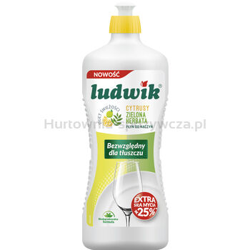 Ludwik Płyn Do Mycia Naczyń 900G Cytrusy Z Zieloną Herbatą