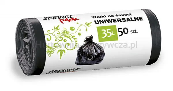 Worki na śmieci STELLA, HDLD, 35 l, 50 szt., czarne