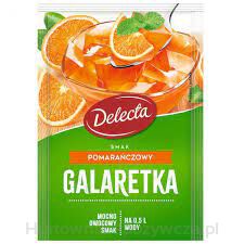 Delecta Galaretka Pomarańczowa 70G