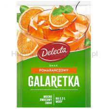 Delecta Galaretka Pomarańcza 70G