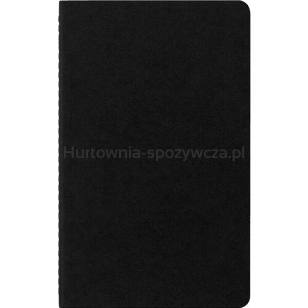 Zestaw 3 Zeszytów MOLESKINE Cahier Journals L (13x21cm) gładki, 80 stron, czarny - 3