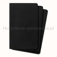 Zestaw 3 Zeszytów Moleskine Cahier Journals L (13X21Cm) Gładki, 80 Stron, Czarny - 2