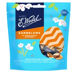 Wedel Wielkanocne Jajeczka Karmelowe W Czekoladzie Mlecznej 104G