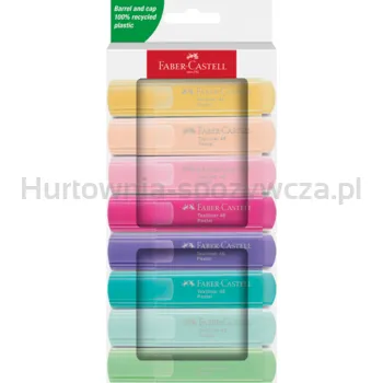 Zakreślacz 1546 8 Kolorów Pastelowych Faber-Castell