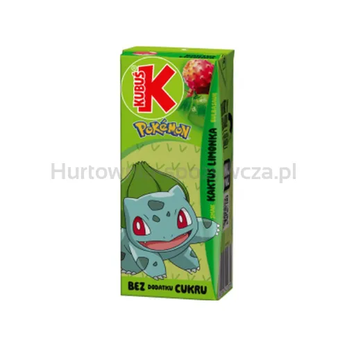 Kubuś Napój Jabłko, Kaktus, Limonka 200ml