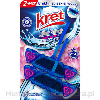 Kret Kostka Wc Color Power Water Lily 2X40G