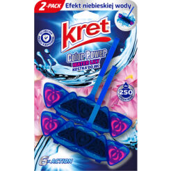 Kret Kostka Wc Color Power Water Lily 2X40G