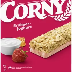 Corny Base multipack o smaku jogurtu truskawkowego 6x25g