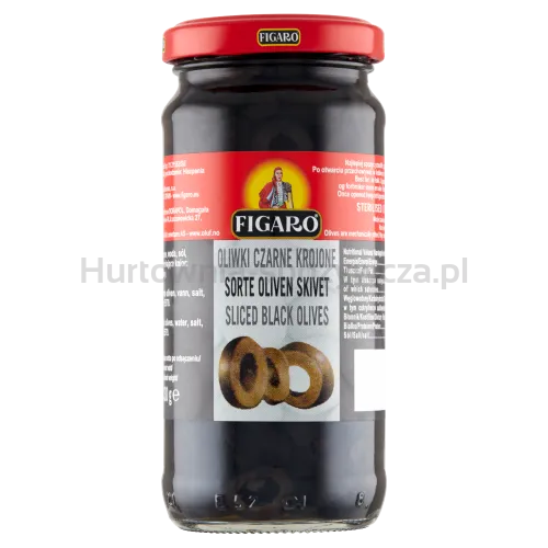 Figaro Oliwki Czarne Krojone 240G/130G 