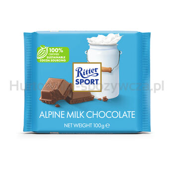 Ritter Sport Czekolada Mleczna Alpejska 100G