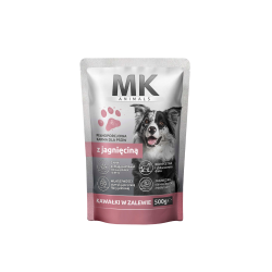 MK ANIMALS Saszetka dla psów z jagnięciną 500 g